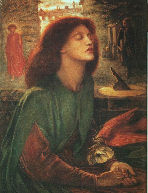 Dante Gabriel Rossetti Beata Beatrix Spain oil painting art